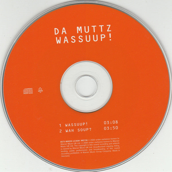 Da Muttz : Wassuup! (CD, Single, Car)