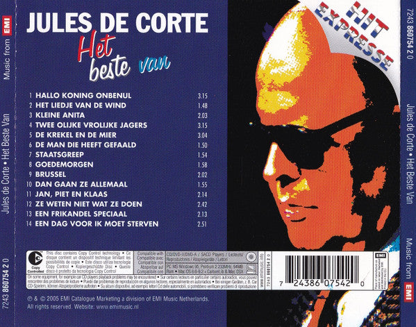 Jules De Corte : Het Beste Van (CD, Comp, Copy Prot.)