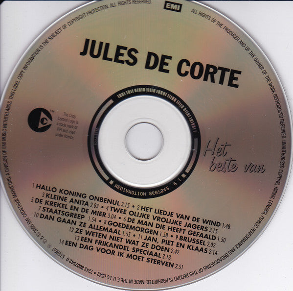 Jules De Corte : Het Beste Van (CD, Comp, Copy Prot.)