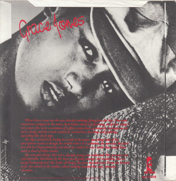 Grace Jones : La Vie En Rose (7", Single)