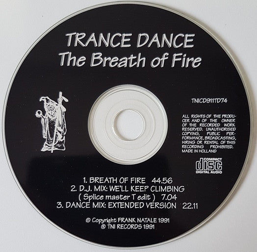 Professor Trance And The Energisers : The Breath Of Fire (CD, Album)