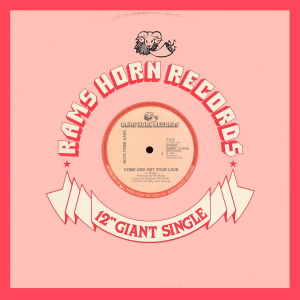 Boys Town Gang : Come And Get Your Love (12", Whi)