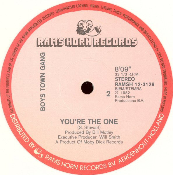 Boys Town Gang : Come And Get Your Love (12", Whi)