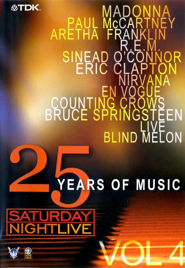 Various : Saturday Night Live - 25 Years Of Music Vol 4 (DVD-V, PAL)