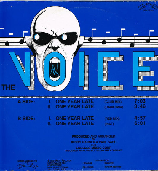 The Voice (2) : One Year Late (12", Maxi)