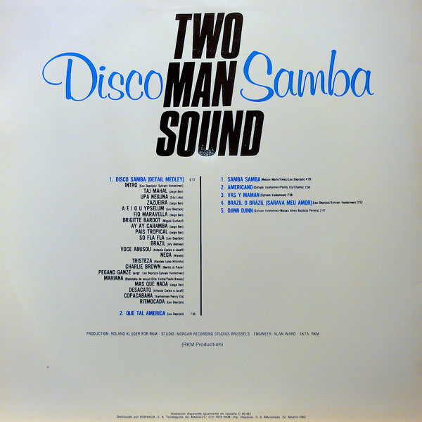 Two Man Sound : Disco Samba (Versión Integra) (LP, Album)
