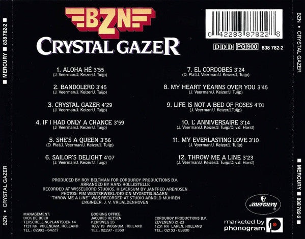 BZN : Crystal Gazer (CD, Album, RE)