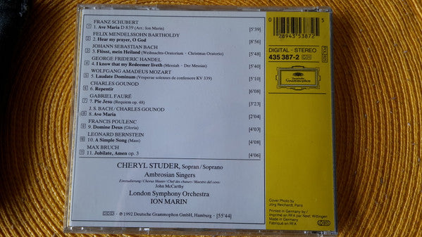 Cheryl Studer, London Symphony Orchestra · Ion Marin : Ave Maria (CD, Comp, RE)