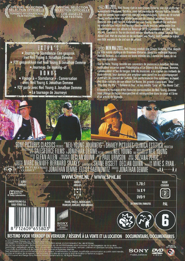 Neil Young : Journeys (DVD-V, PAL)