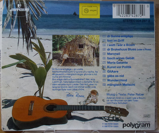 Peter Reber : Dr Sunne Entgäge (CD)