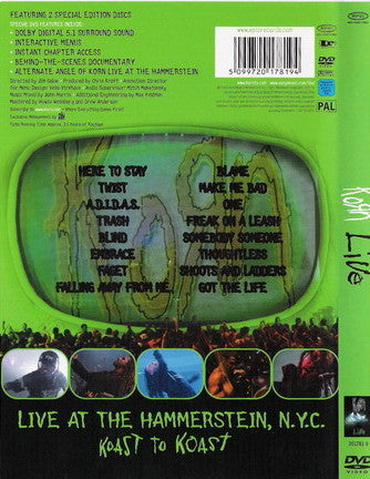 Korn : Live (2xDVD-V, PAL)