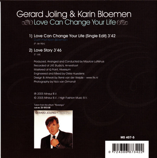 Gerard Joling & Karin Bloemen : Love Can Change Your Life (CD, Single)
