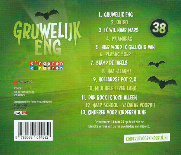 Kinderen Voor Kinderen : 38 - Gruwelijk Eng (CD, Album)