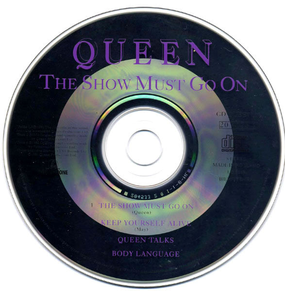 Queen : The Show Must Go On (CD, Single)