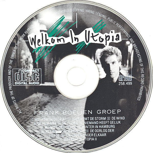 Frank Boeijen Groep : Welkom In Utopia (CD, Album)