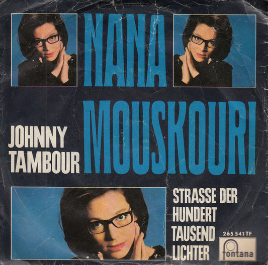 Nana Mouskouri : Johnny Tambour (7", Single, Mono)