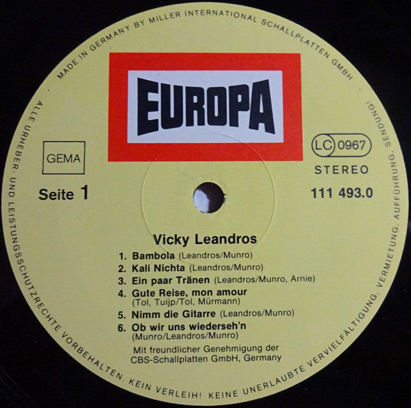Vicky Leandros : Vicky Leandros (LP, Comp)