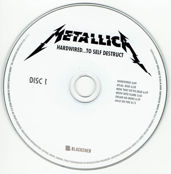 Metallica : Hardwired...To Self-Destruct (2xCD, Album, Dig)