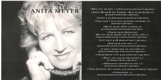 Anita Meyer : Just Once (CD, Comp)