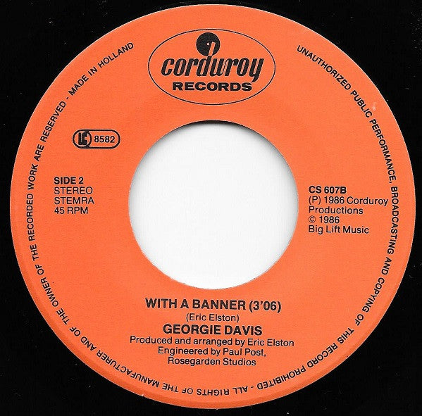 Georgie Davis : Break Her Stride (7", Single)