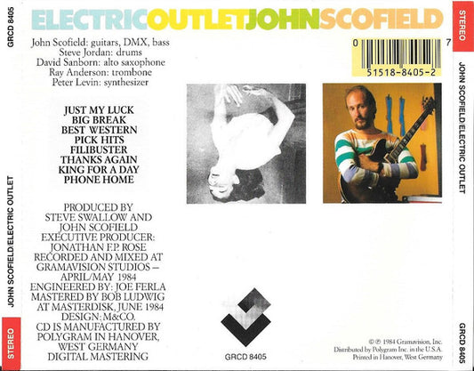 John Scofield : Electric Outlet (CD, Album, Red)