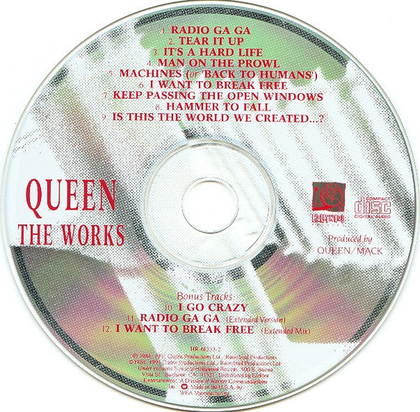 Queen : The Works (CD, Album, RM)