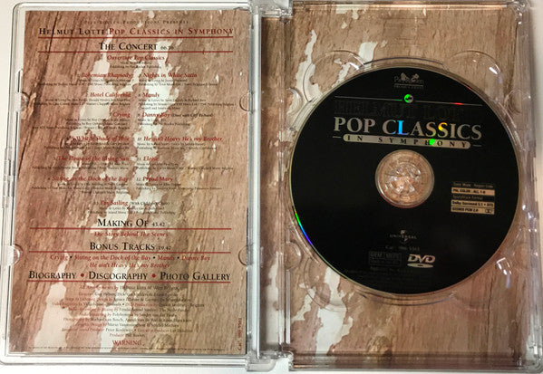 Helmut Lotti : Pop Classics In Symphony (DVD-V, Multichannel, PAL, All)