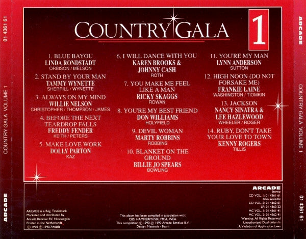 Various : Country Gala 1 (CD, Comp)