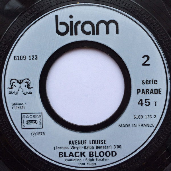 Black Blood (2) : Chicano b/w Avenue Louise (7", Single)