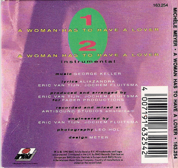 Michèle Meyer : A Woman Has To Have A Lover (CD, Mini, Single)