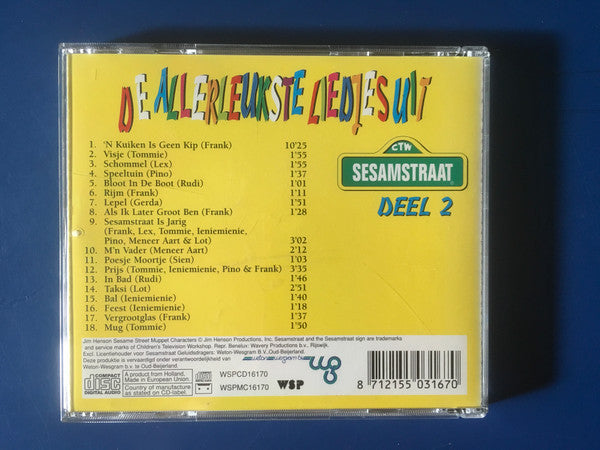 Sesamstraat : De Allerleukste Liedjes Deel 2 (CD, Comp, RE)