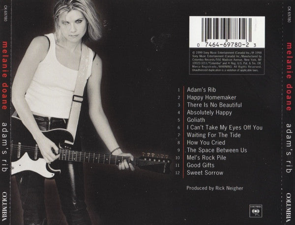 Melanie Doane : Adam's Rib (CD, Album)