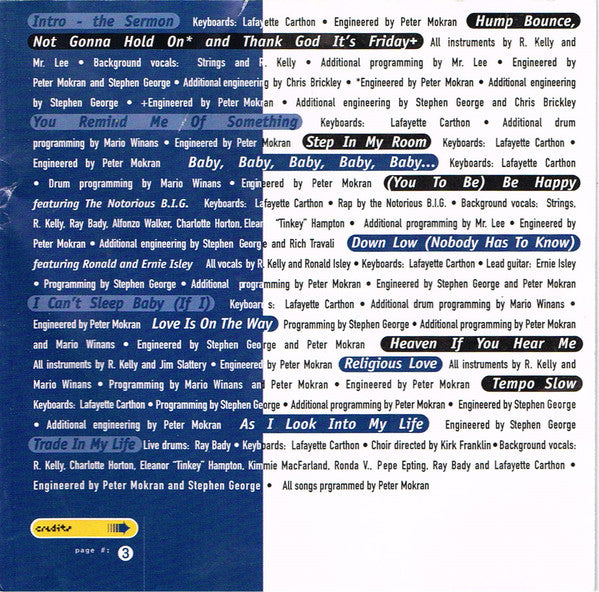 R. Kelly : R. Kelly (CD, Album)