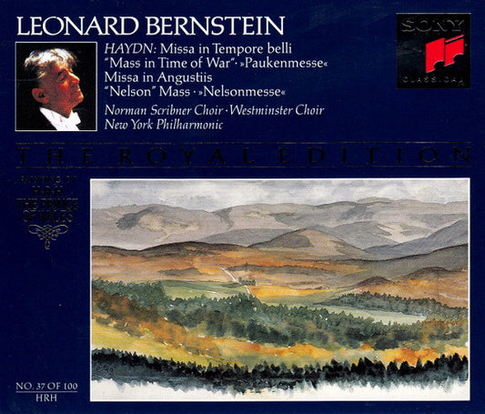 Haydn*, Leonard Bernstein, Norman Scribner Choir*, Westminster Choir, New York Philharmonic : "Mass In Time Of War" - "Nelson" Mass (2xCD, Comp)