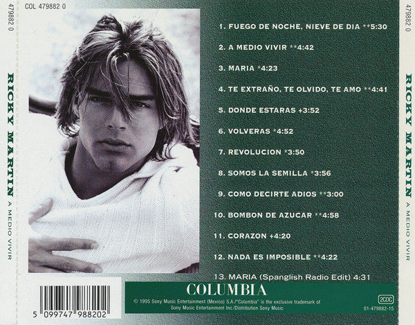 Ricky Martin : A Medio Vivir - Limited Edition (CD, Album + CD + Ltd)