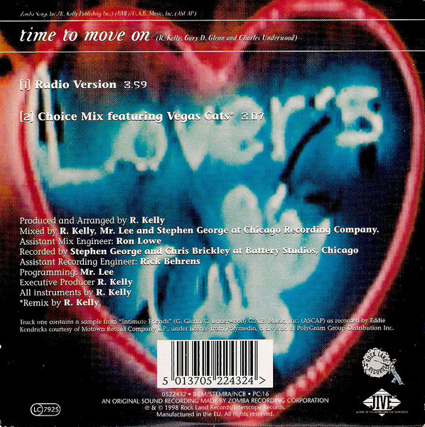 Sparkle (2) : Time To Move On (CD, Single)