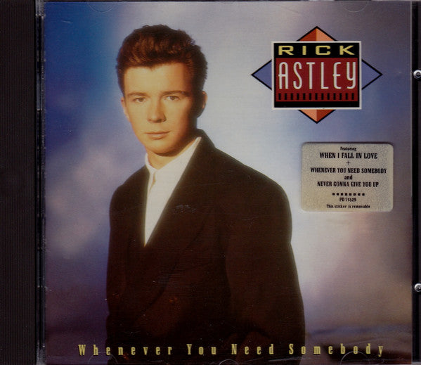 Rick Astley : Whenever You Need Somebody (CD, Album)