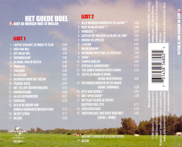 Het Goede Doel : Geef De Mensen Wat Ze Willen (2xCD, Comp)