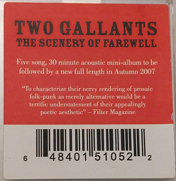 Two Gallants : The Scenery Of Farewell (CD, MiniAlbum, EP)