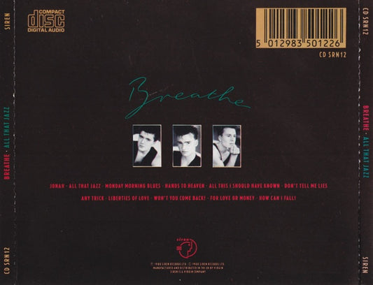 Breathe (3) : All That Jazz (CD, Album)