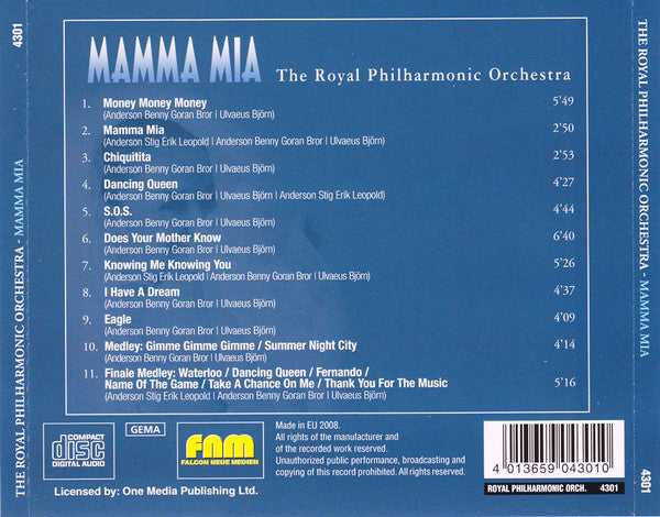 Royal Philharmonic Orchestra : Mamma Mia (CD, Album)