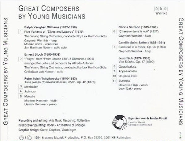 Various : Great Composers By Young Musicians (CD, Album)