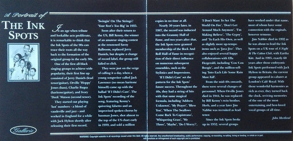 The Ink Spots : A Portrait Of The Ink Spots (2xCD, Comp)