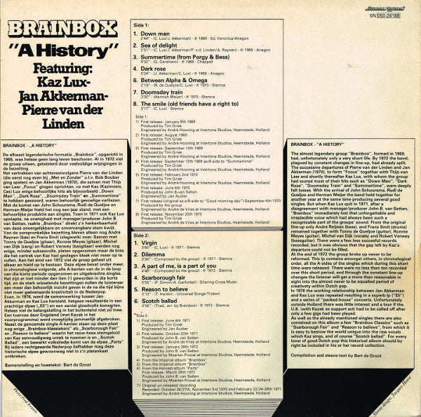 Brainbox (3) : A History (LP, Comp)