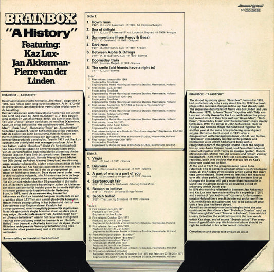 Brainbox (3) : A History (LP, Comp)