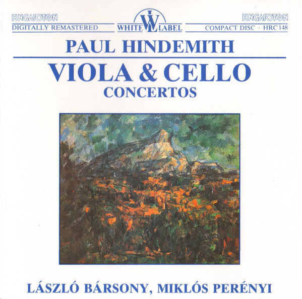 Paul Hindemith, László Bársony, Miklós Perényi : Viola & Cello Concertos (CD, RM)