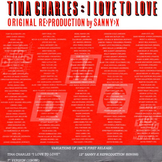 Tina Charles : I Love To Love (7", Single)