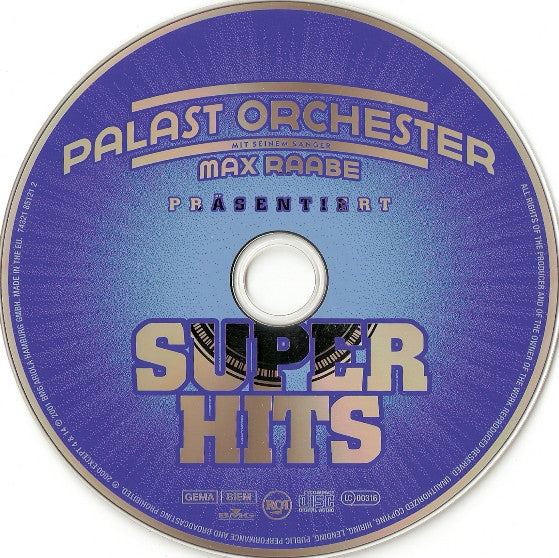 Palast Orchester Mit Seinem Sänger Max Raabe : Präsentiert Super Hits (CD, Album)