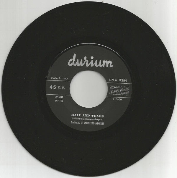 Marcello Minerbi E La Sua Orchestra : Rain And Tears / Pink Shutters (7", Single)