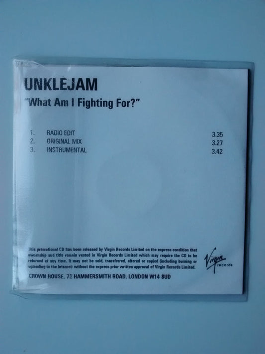 UnkleJam : What Am I Fighting For? (CDr, Single, Promo)
